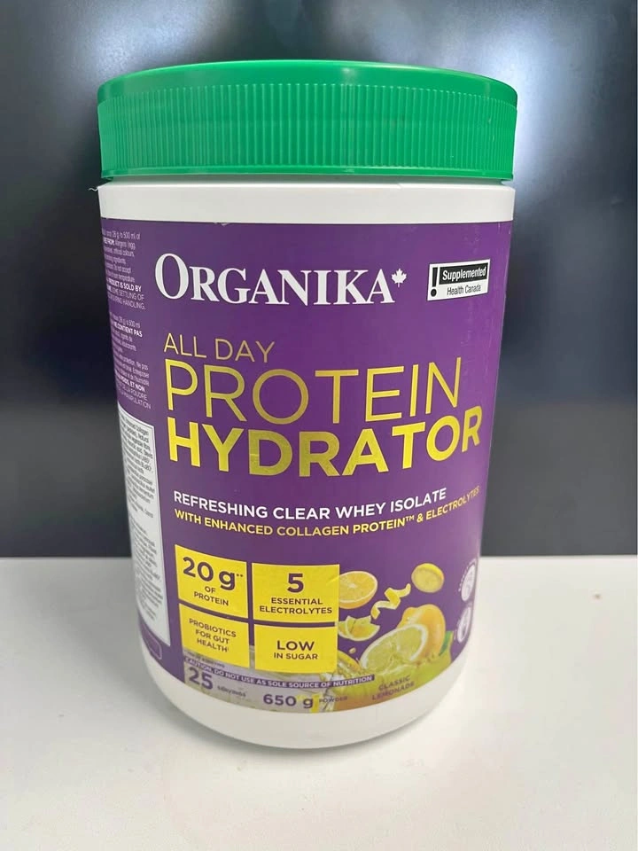 Organika Canadian-Made Protein Hydrator- Classic Lemonade