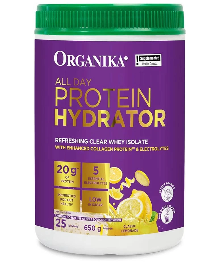 Organika Canadian-Made Protein Hydrator- Classic Lemonade - photo 2