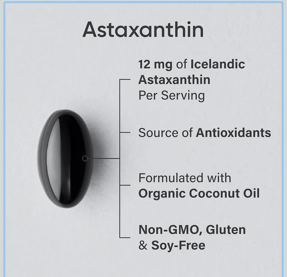 Sports Research Vegan Icelandic Astaxanthin 12mg - 60 Softgels - photo 4