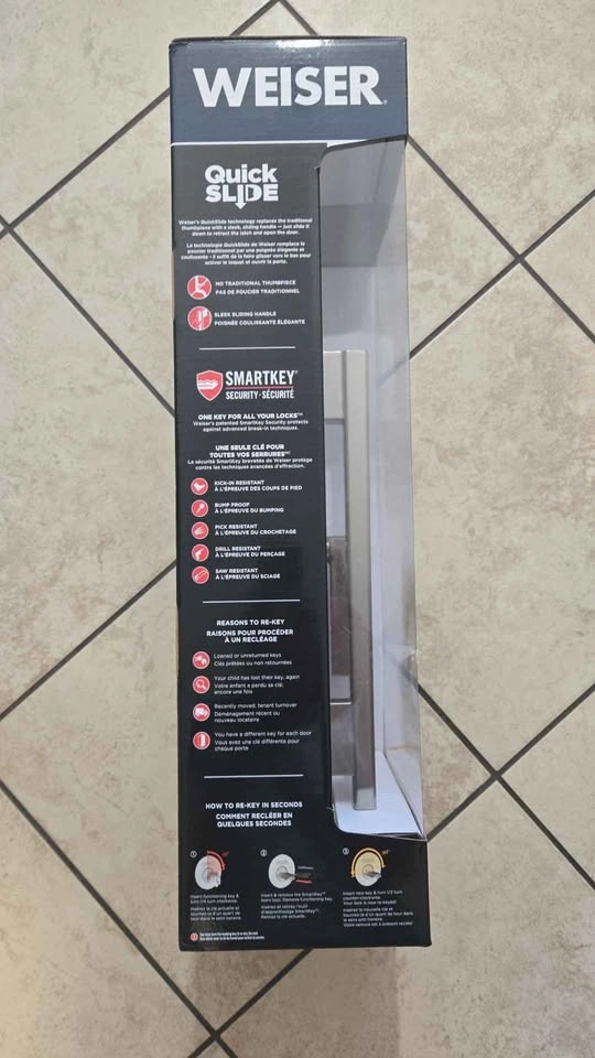 Brand New SmartKey Security Door Handle - photo 4