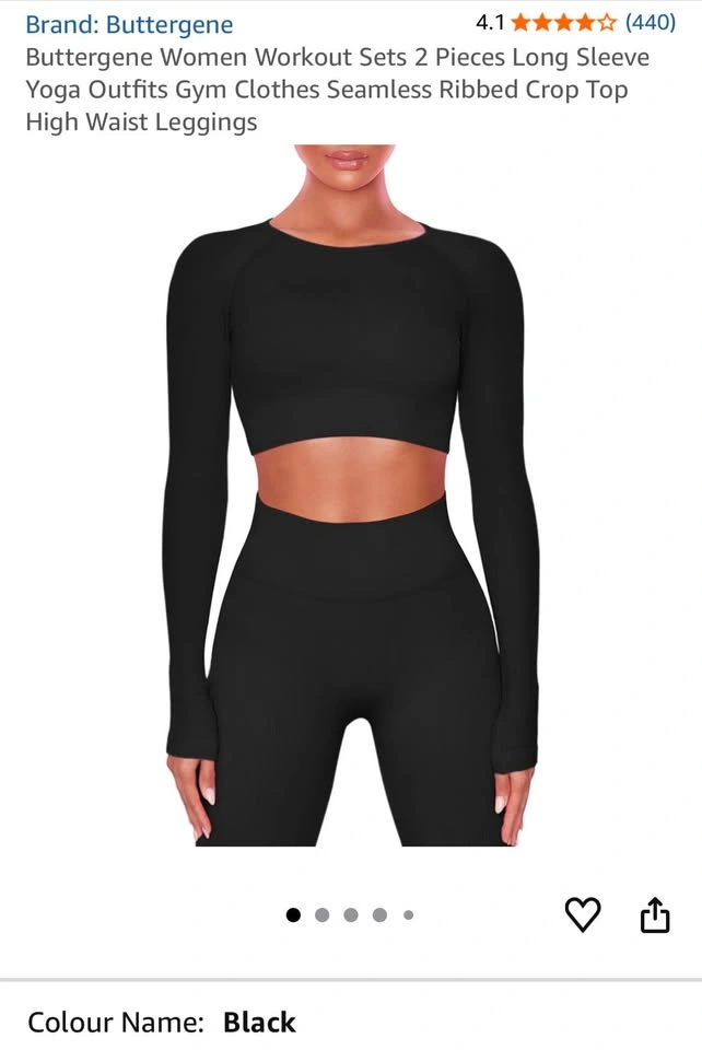 Black workout set - photo 2