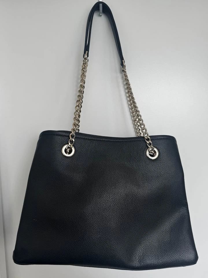 Kate Spade Black Leather Chain Tote Bag - photo 2