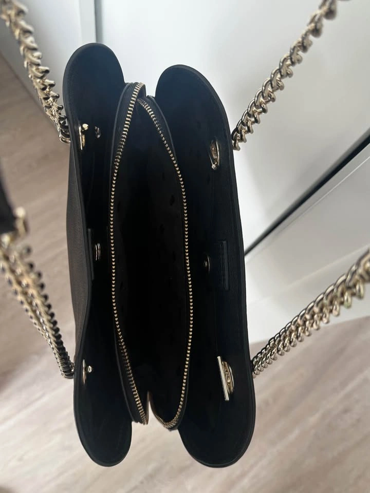 Kate Spade Black Leather Chain Tote Bag - photo 3