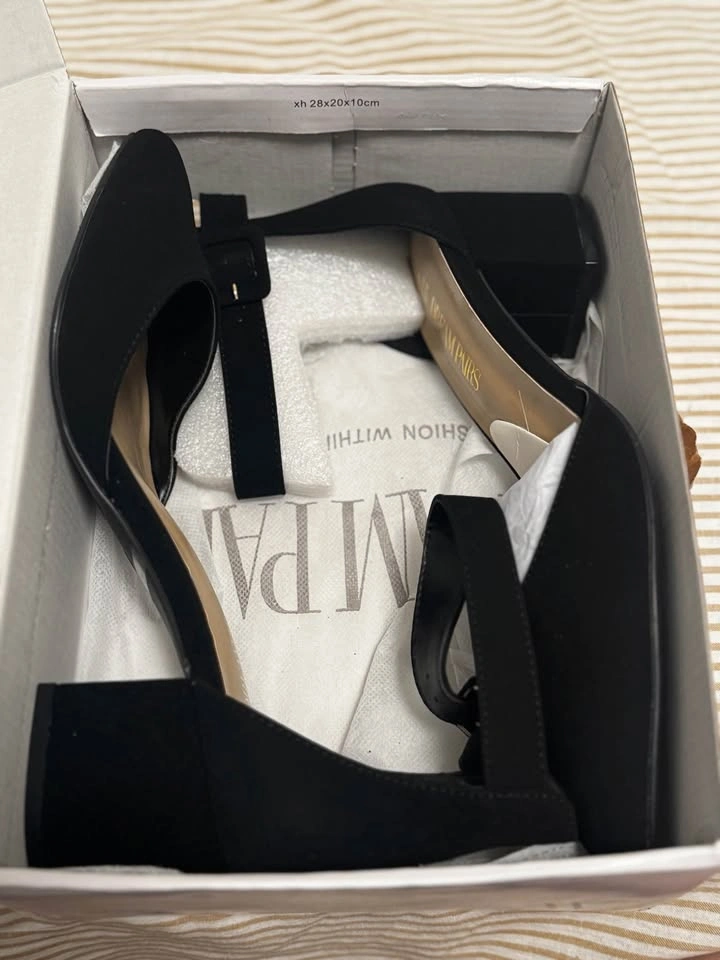 Ankle Strap Block Heel Pumps size 9WIDE - photo 4