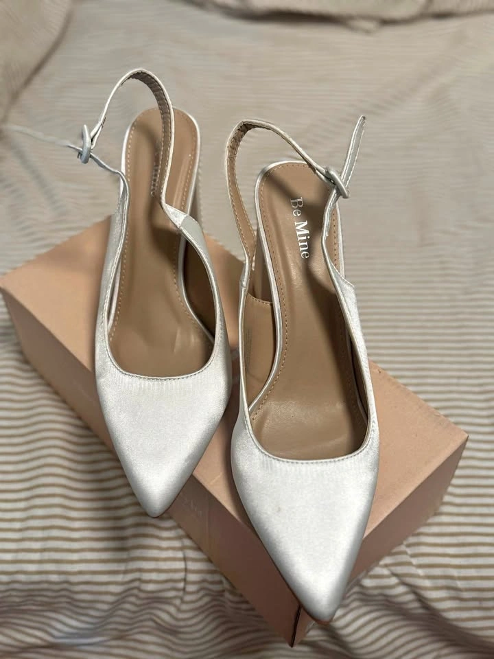 Slingback Block Heel Pumps Size 10