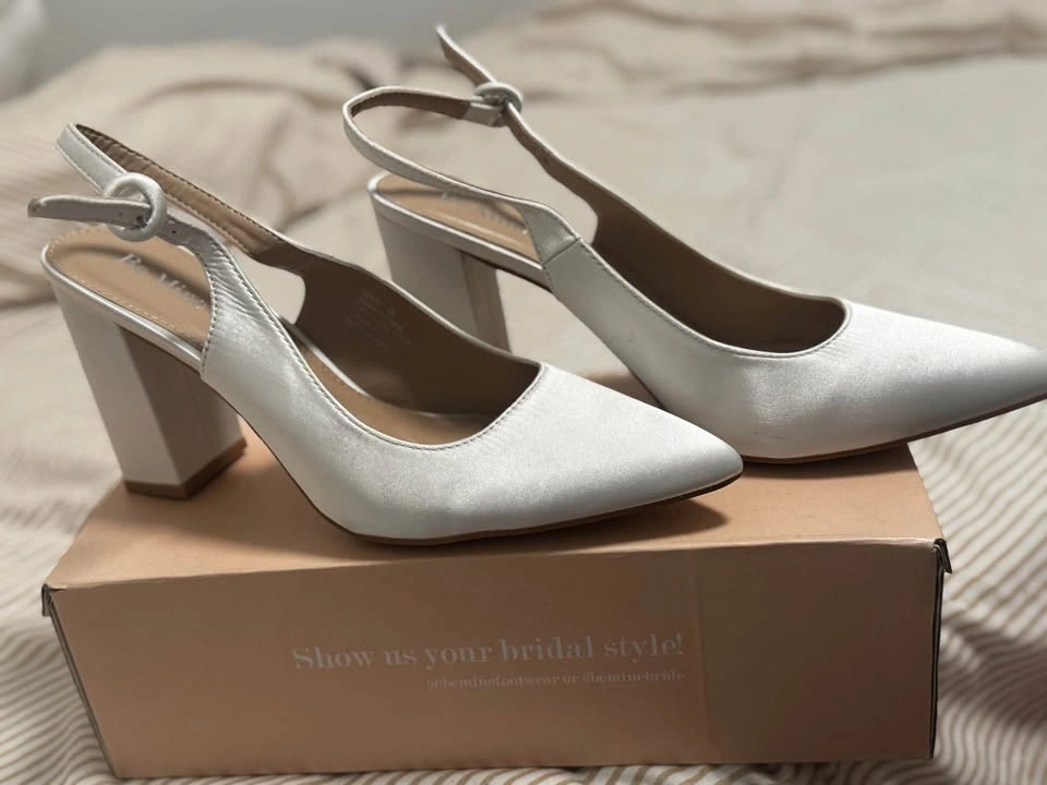 Slingback Block Heel Pumps Size 10 - photo 2
