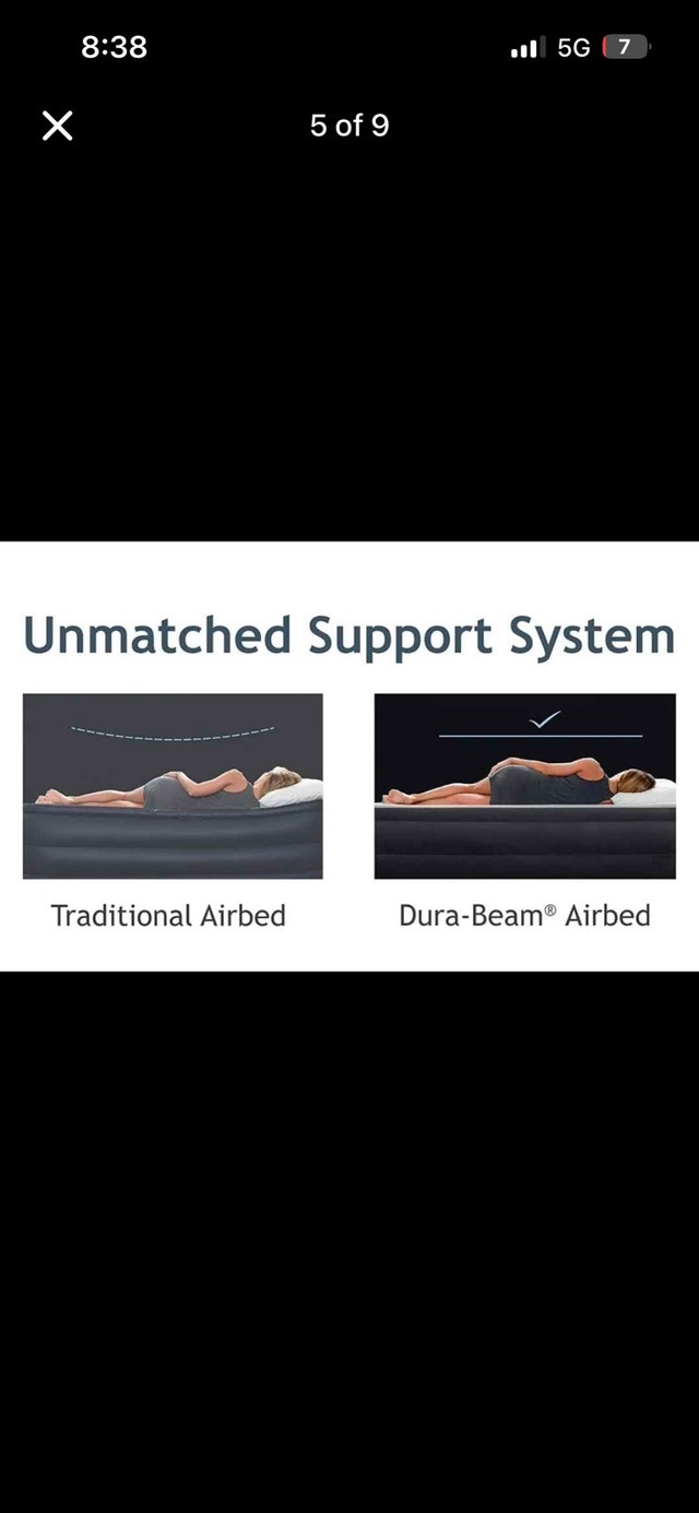 INTEX Dura-Beam Deluxe Comfort-Plush Queen Air Mattress - photo 5