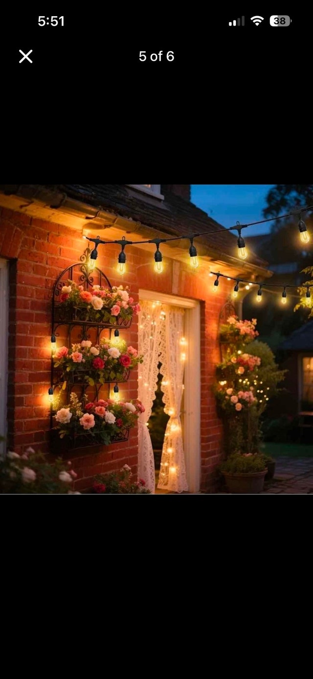GLOBELIT 105FT 33 LED Outdoor Dimmable String Lights - photo 5