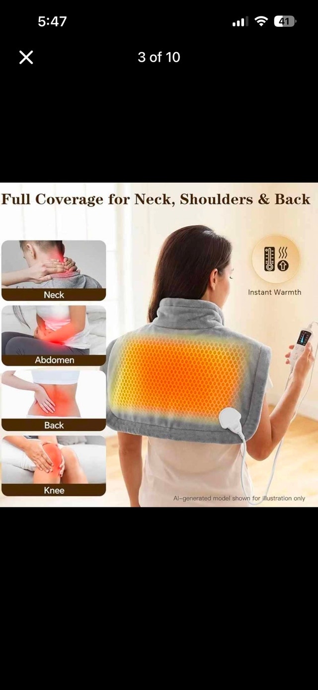 Bistee Electric Thermal Heating Wrap for Neck & Shoulders - photo 3