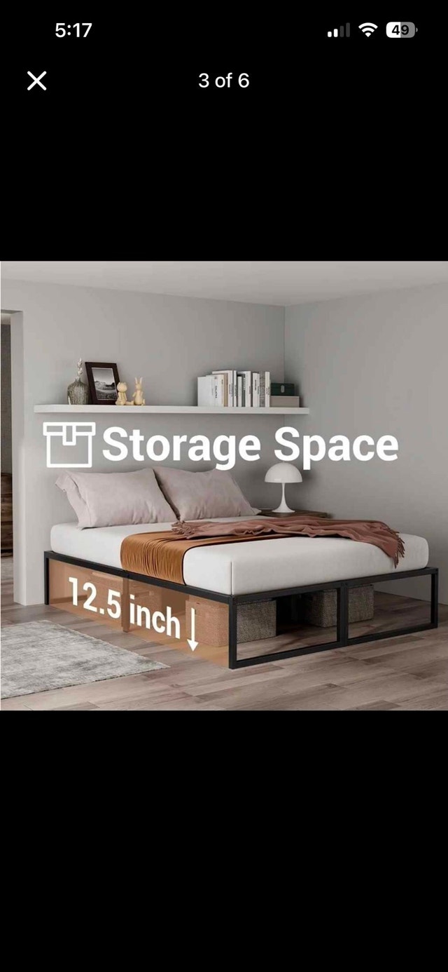Mashomdec 14-Inch Full Size Heavy-Duty Metal Platform Bed Frame - photo 3