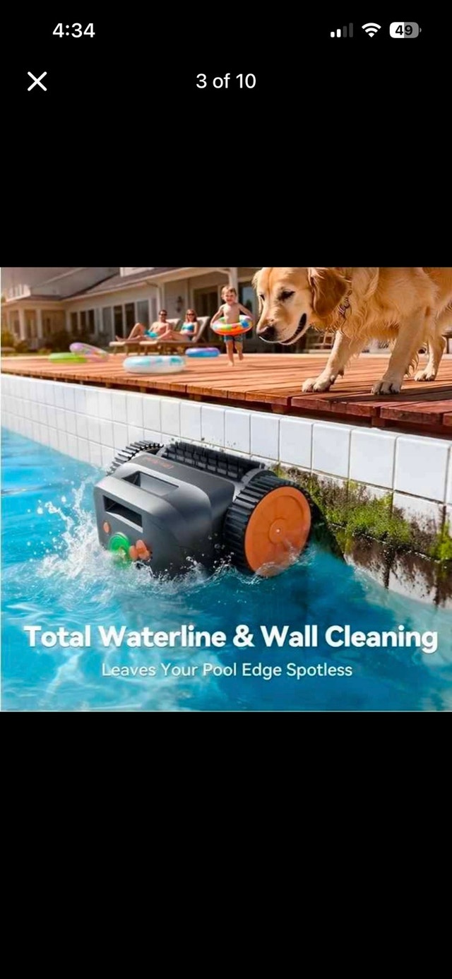 CoasTeering Ultra Nebula Cordless Robotic Pool Cleaner - photo 3