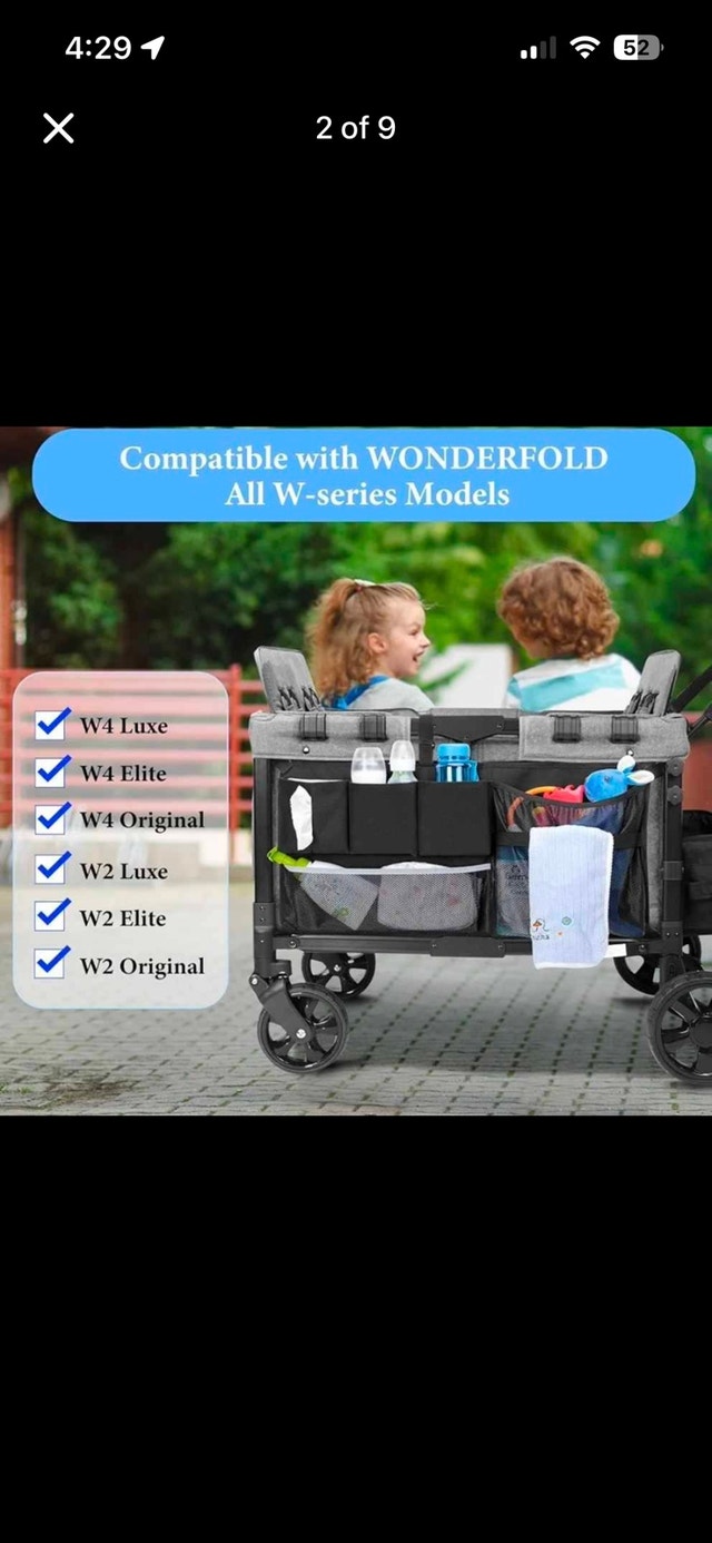 HODRANT Stroller Wagon Cargo Net Organizer - photo 2