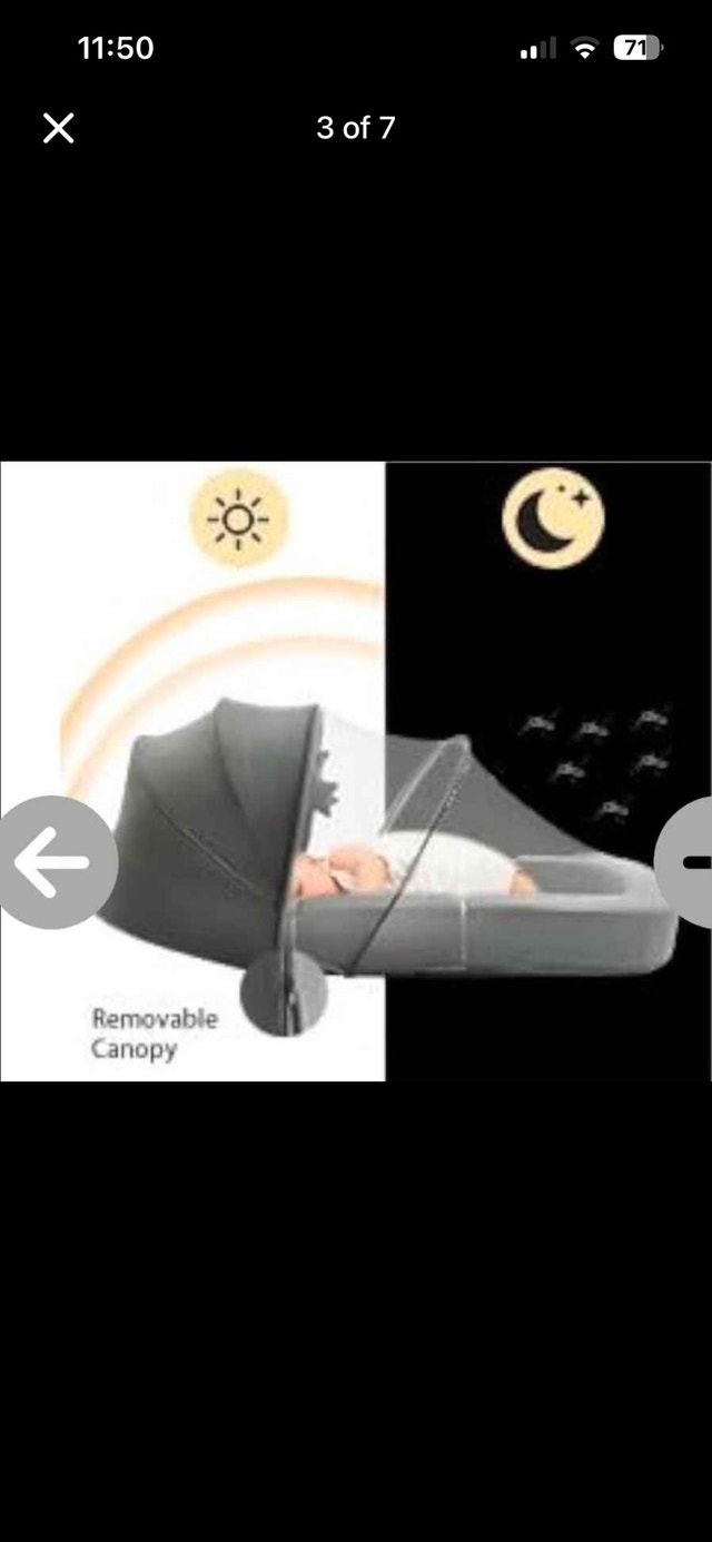 DAOLUAN 2-in-1 Foldable Baby Travel Bassinet & Convertible Sofa - photo 3