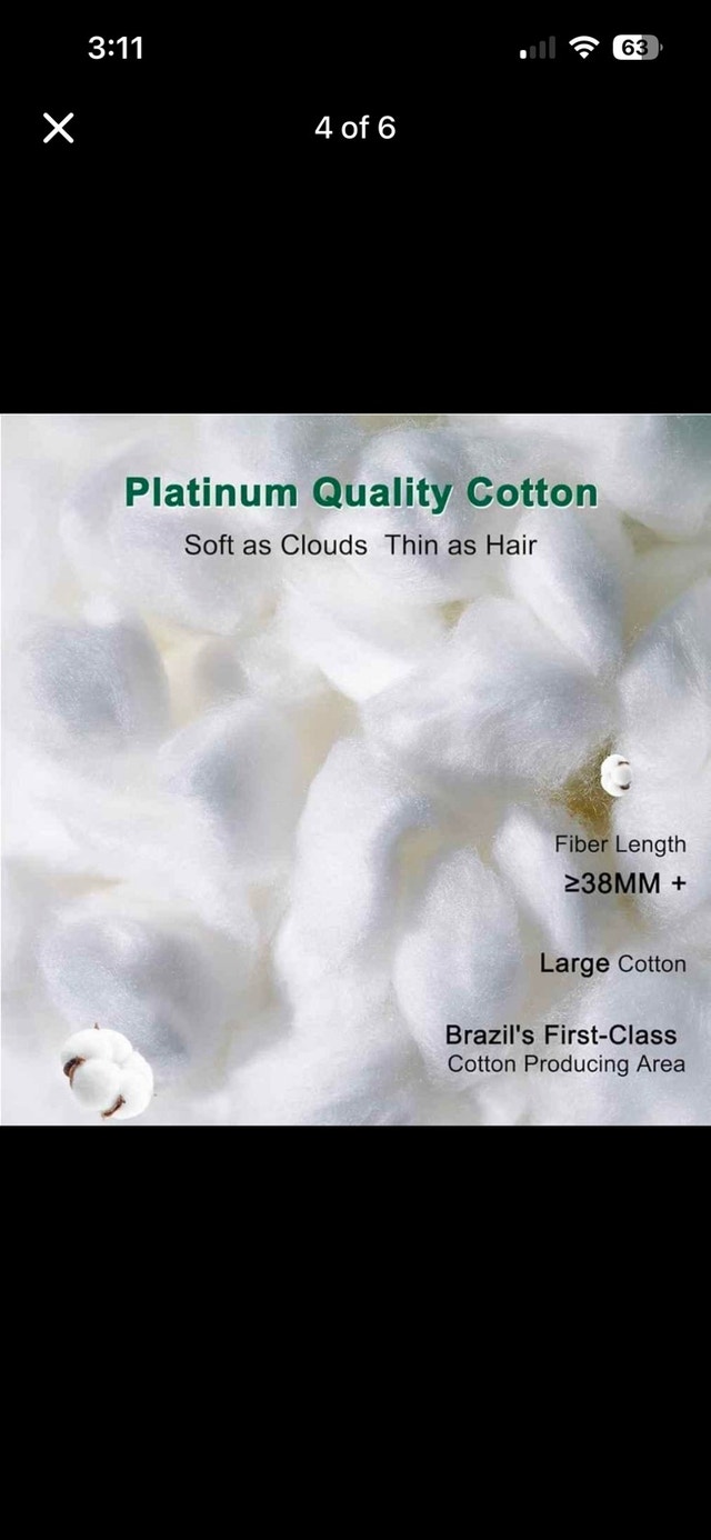 YOUR MOON Fluffy Luxury Bed Pillow (Queen Size – White) - photo 2