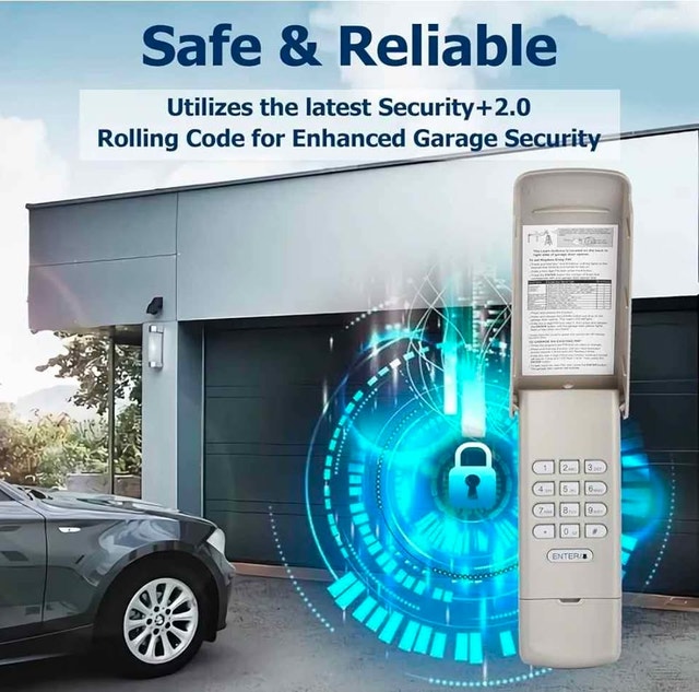 Brand New Universal Wireless Garage Door Keypad - photo 4
