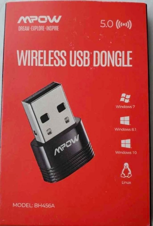 MPOW Wireless Bluetooth 4.0 USB Dongle Adapter (Model: BH079A) - photo 3