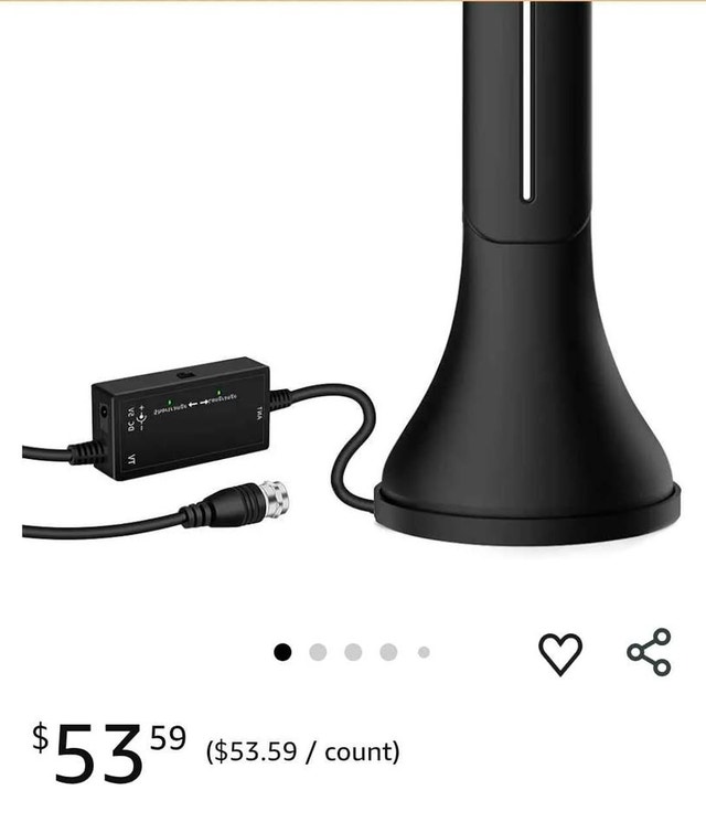 Powerful 4K Digital Indoor HDTV Antenna – 120 Mile Range - photo 3