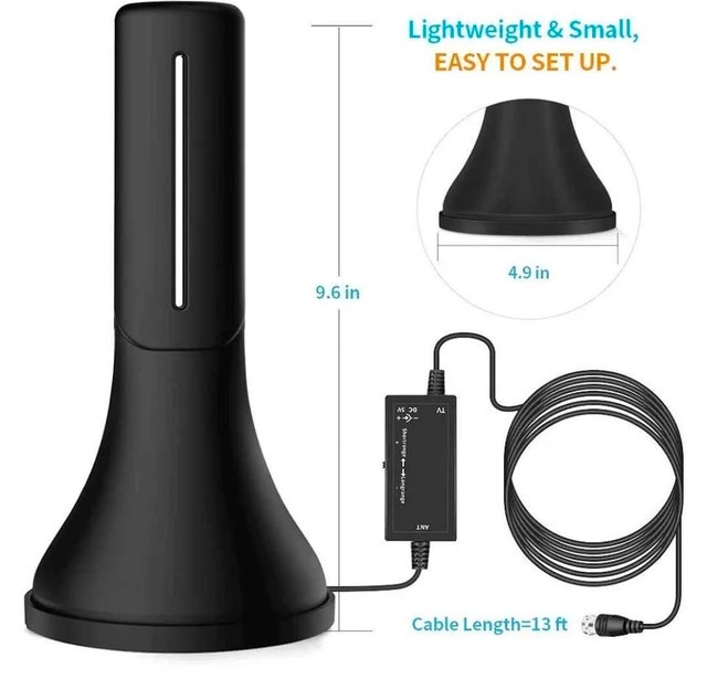 Powerful 4K Digital Indoor HDTV Antenna – 120 Mile Range - photo 4