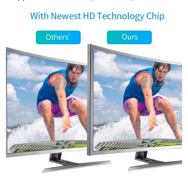 Powerful 4K Digital Indoor HDTV Antenna – 120 Mile Range - photo 5