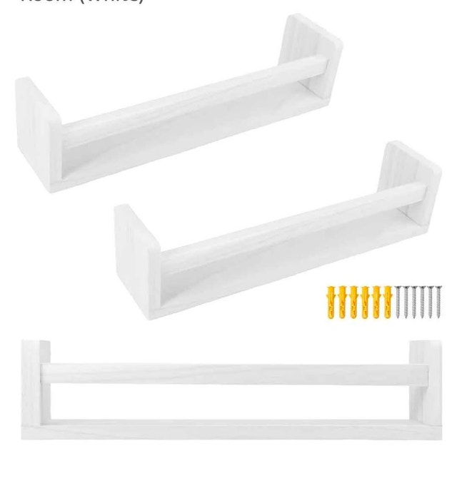 3-Pack Wooden Floating Wall Shelves (Brand New) - photo 2