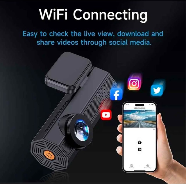 Brand New! Veement 2.5K Ultra-HD Mini WiFi Dash Cam - photo 4