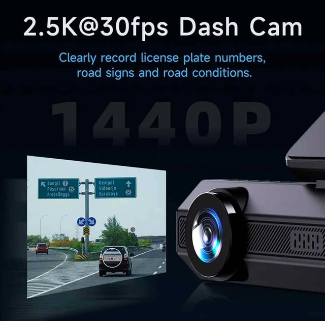 Brand New! Veement 2.5K Ultra-HD Mini WiFi Dash Cam - photo 5