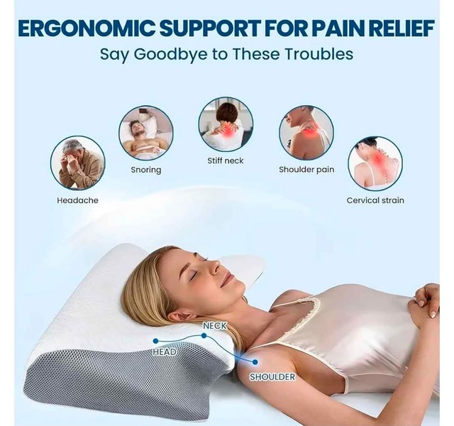 Brand New! Upgraded Ergonomic Cervical Pillow - photo 2