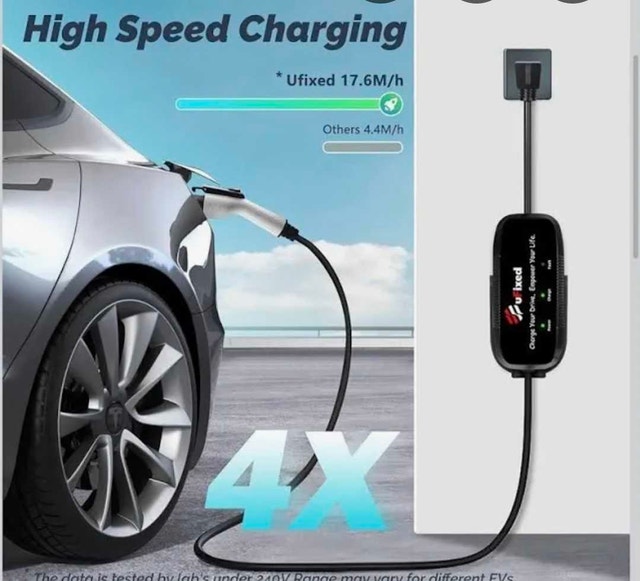 High-speed, reliable Level 2 electric vehicle charger by Ufixed - photo 3