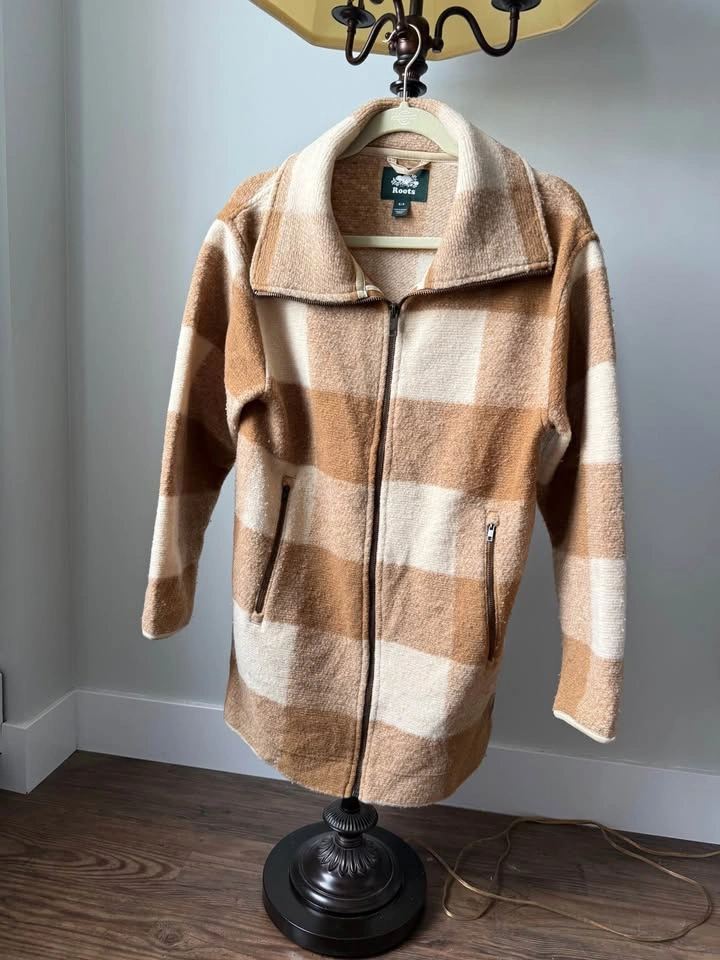 Roots Plaid Overcoat | Perfect for Fall🍂 - photo 4
