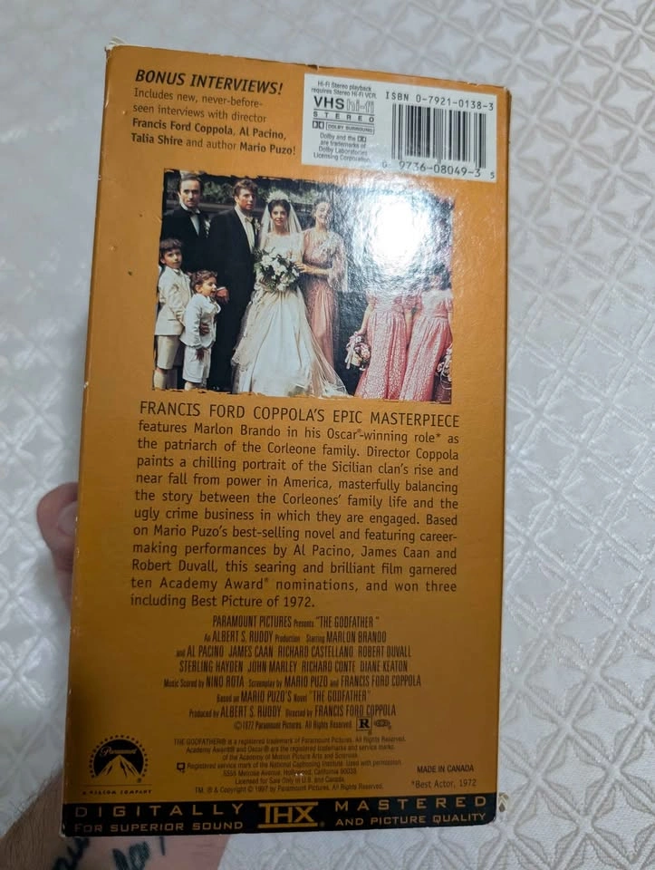 Godfather vhs - photo 2