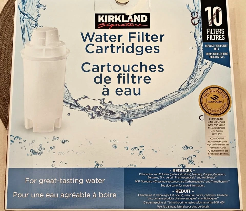 Kirkland/Brita Signature Water Filter Cartridges, 8-pack