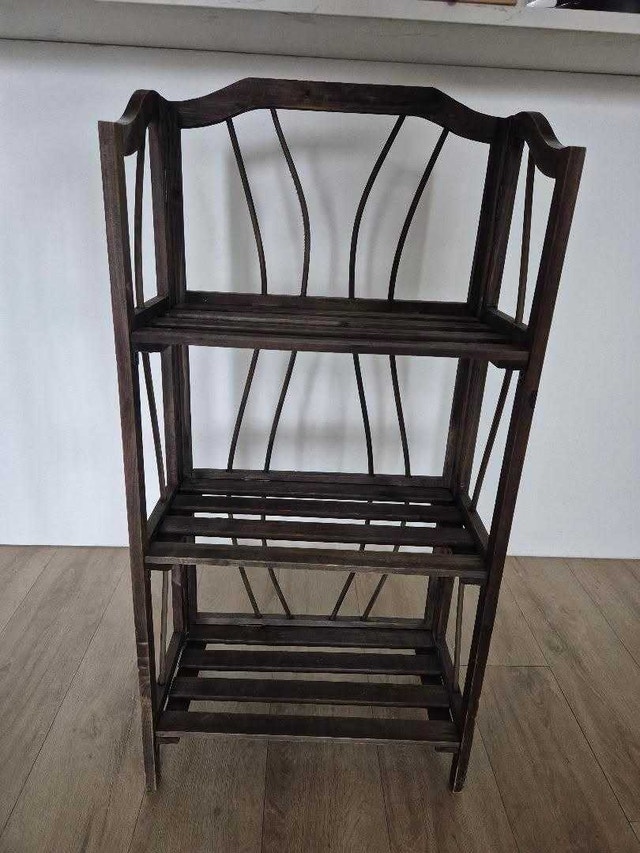 Multi purpose wooden rack