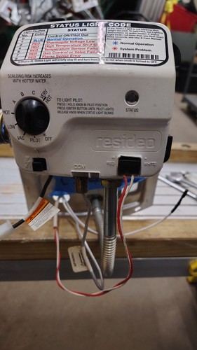 Resideo WV8840C1406 Water Heater Gas Valve Status Light