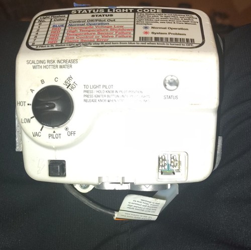 WV8840C1406 Water Heater Gas Valve White Black
