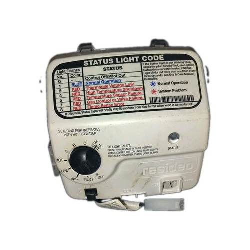 Resideo Honeywell Water Heater Gas Valve Status Light Indicator