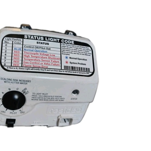 Resideo Honeywell Water Heater Gas Valve Status Light Indicator - photo 4