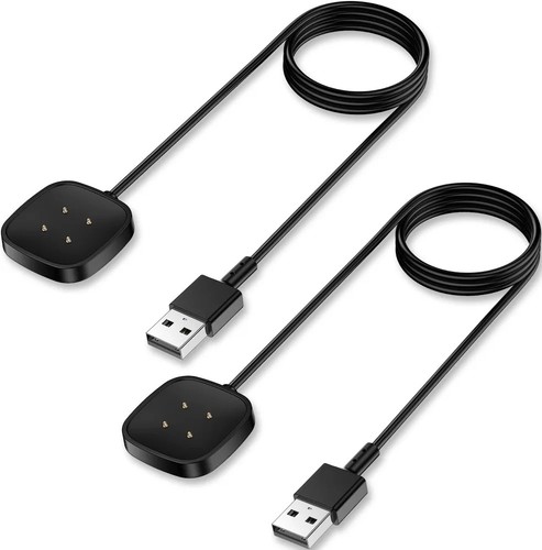 2pcs Wireless Charger for Fitbit Sense Versa 3 4