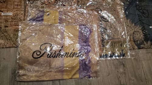 10 Pashmina Silk Paisley Women's Shawl Wrap with Fringe - photo 3
