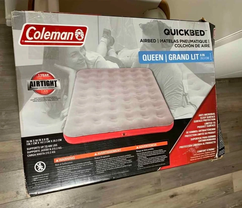 Coleman Quickbed Queen Airbed and Quick pump - photo 4