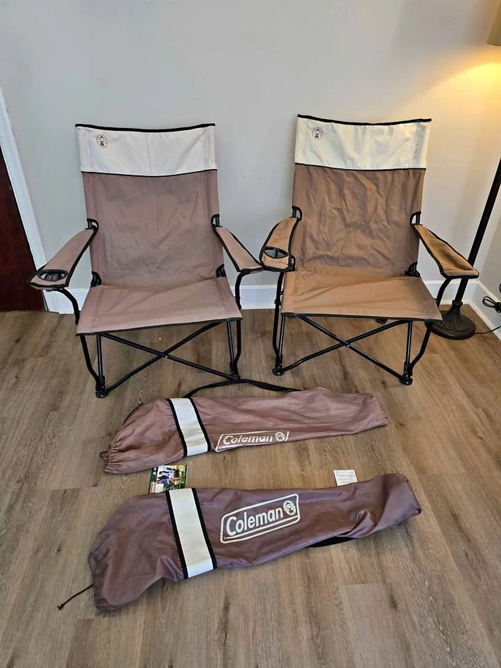 Set of 2 Coleman Comfort Sling Chairs