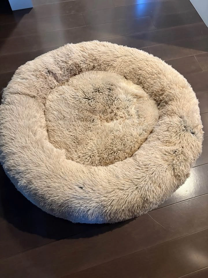 Calming Pet Bed Taupe Shag - photo 2