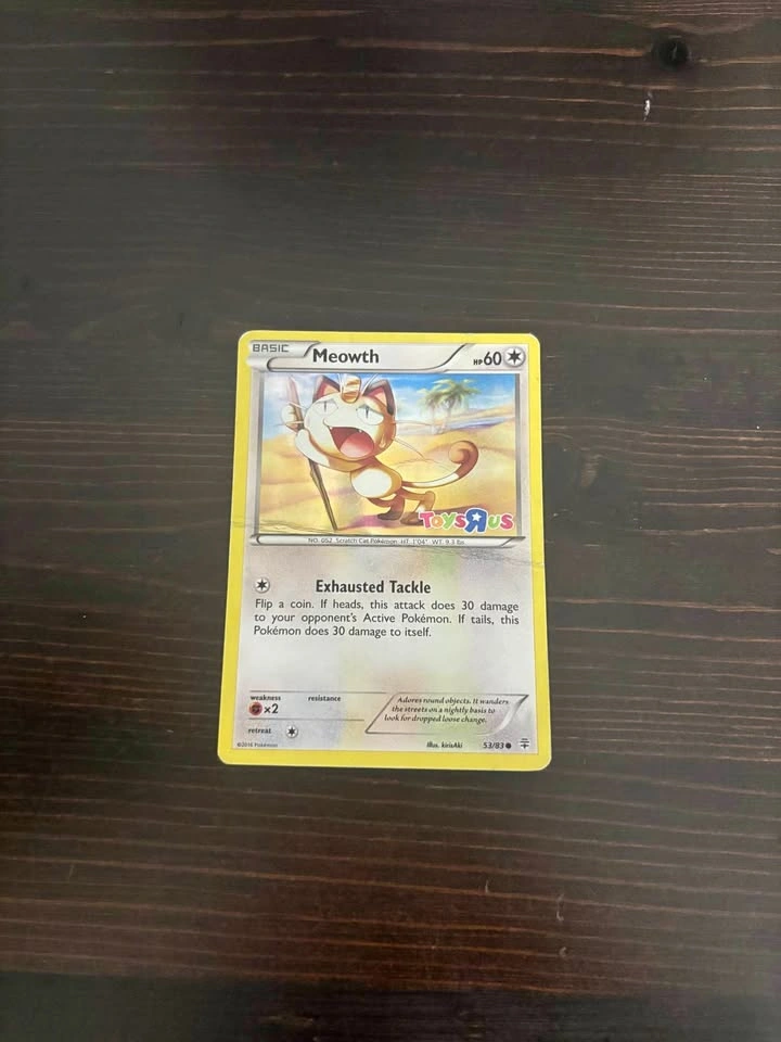 Meowth (Toys R Us Promo) 53/83 Generations Holo Pokemon
