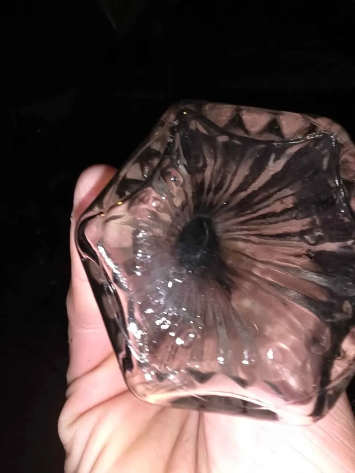 E. O. Brody company Cleveland Ohio clear glass flower vase image indicator(7)