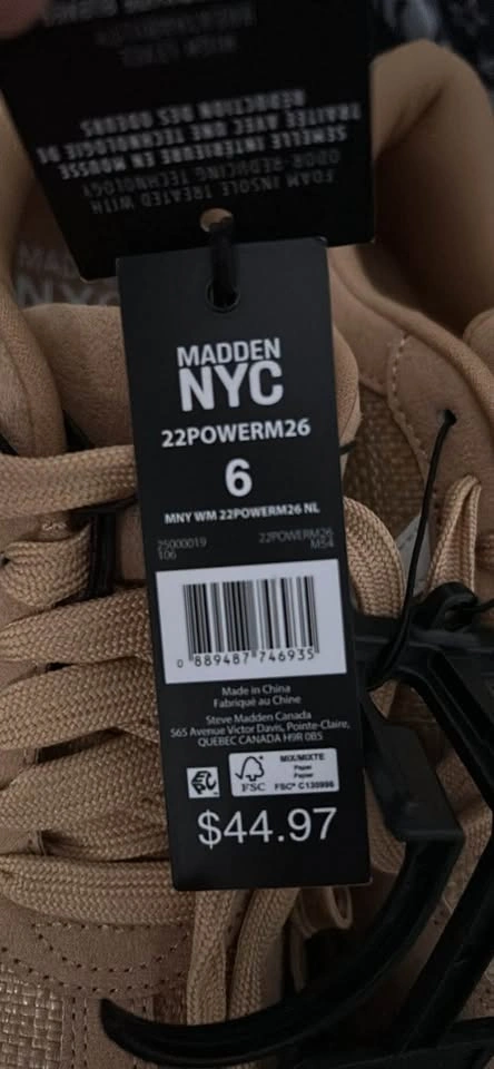 Madden NYC 22POWERM26 Sneakers Size 6 - photo 2