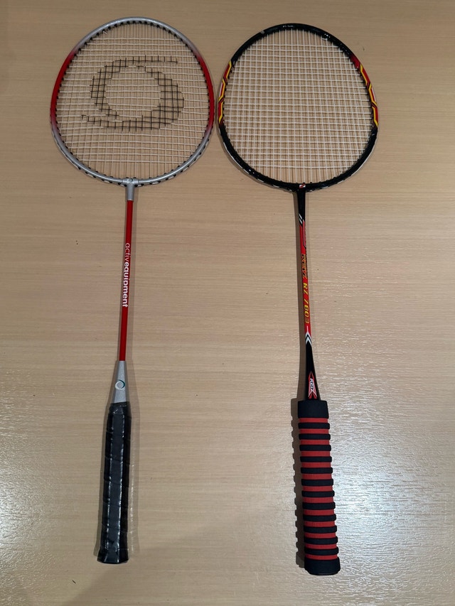Active Equipment and Reiz Badminton Rackets