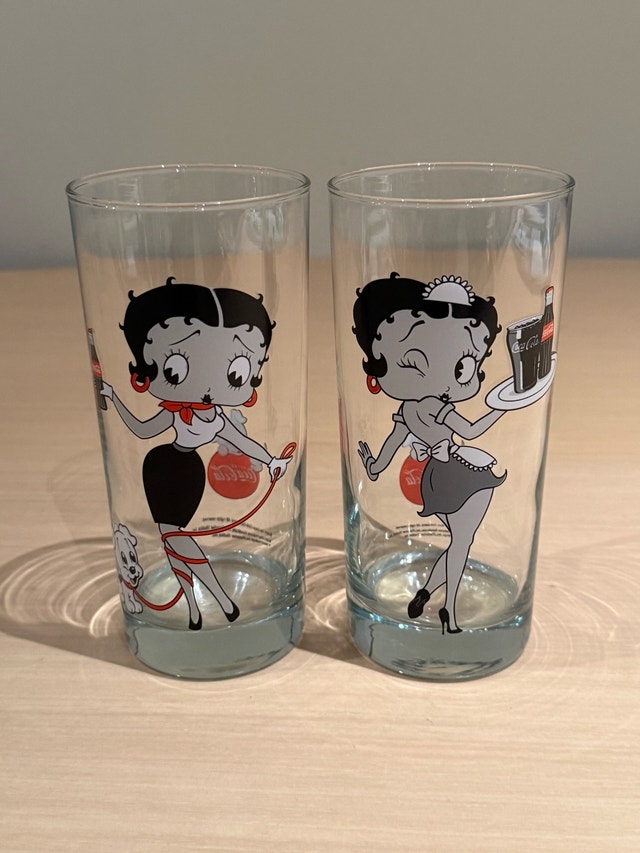 Coca-Cola Betty Boop Glassware Set