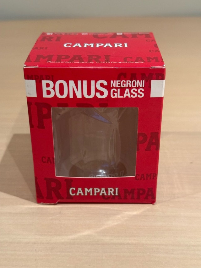 Campari Negroni Glass