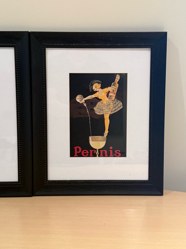 Pair of Framed Vintage French Advertising Posters - Parapluie-Re - photo 2