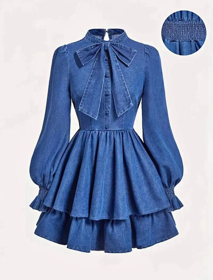 Lovely Autumn/ fall Denim dress