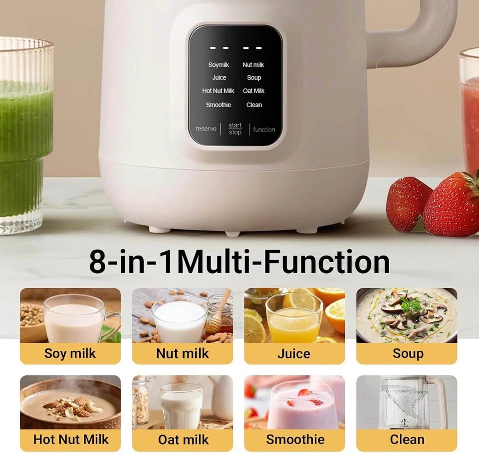 Bear 8-in-1 Nut Milk Maker, 40oz/1.2L Juicer Soy Milk Machine - photo 3